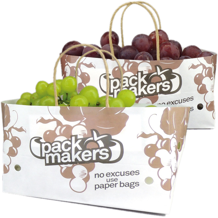 Bolsa de papel Kraft sin ventilación para manzanas