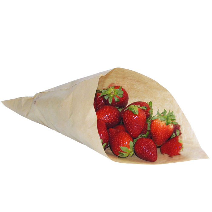 Conical paper bags